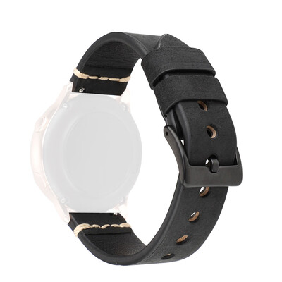 

〖Follure〗Leather Band Quick Release 20mm Strap Compatible For Samsung Galaxy Watch Active