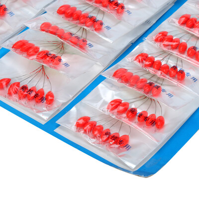 

Saidsome 240pcs New Seven-Star Oval Mini Fishing Float Space Beans Easy Use Floater fishing bait fishing lure