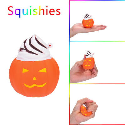 

Tailored Halloween Pumpkin Scented Squishies Slow Rising Kids Toys Stress Relief Toy