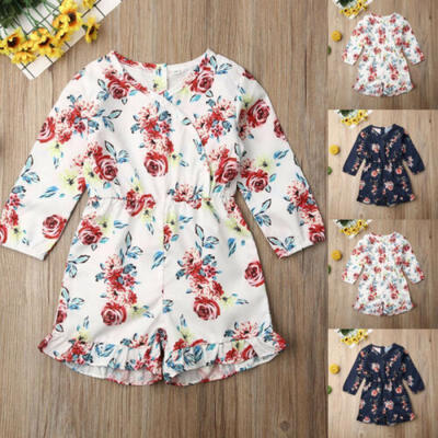 

Newborn Toddler Infant Baby Girl Romper Jumpsuit Bodysuit Outfit Sunsuit Clothes
