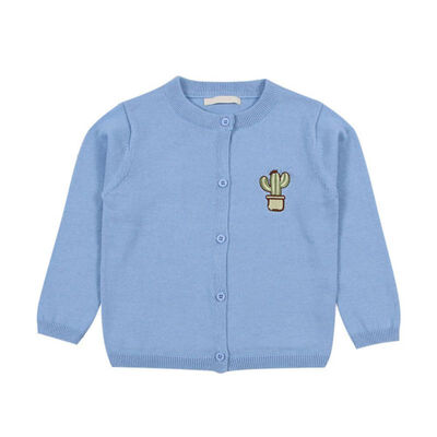 

Kids Baby Girl Clothes 0-6T New Autumn Sweater Cardigan Baby Girl Boy Embroidery Cactus Cardigan Casual Outerwear Winter Clothes