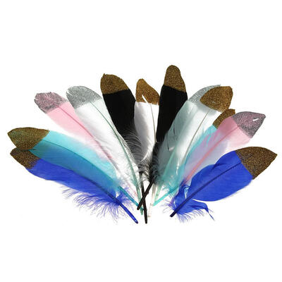 

Feathers Hanging Ornaments Kit Weddings Party Home Decoration Pull Flag