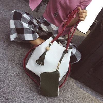 

Tailored Lady Handbag Shoulder Bag Tote Purse Fashion Leather Women Letter Packets WH