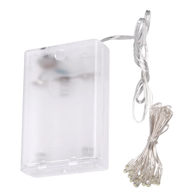 

30LED 3M LED Silver Copper Wire Battery String Fairy Ligh Xmas Party Lamp