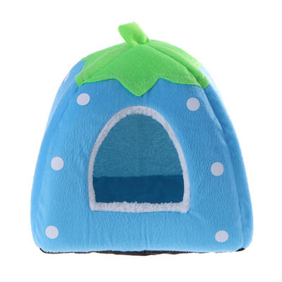 

Cute Strawberry Pet Kennel Washable Dual-Purpose Soft Cat Dog Beds House
