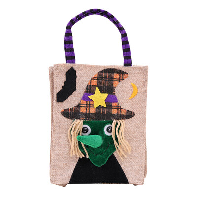 

Toponeto Halloween Cute Witches Candy Bag Packaging Children Party Storage Bag Gift