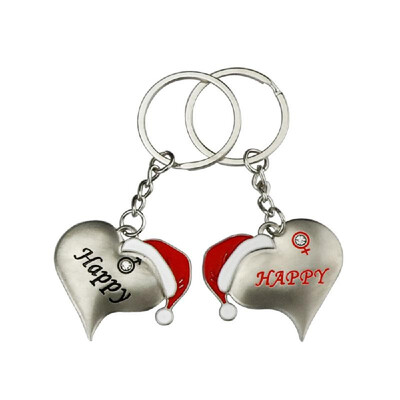 

RCMOMENT Fashion Sweethearts Metal Key Chain Women & Men Letters Key Ring Pendant Valentines Day Gift