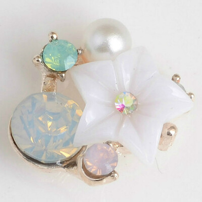 

Alloy Pearl Rhinestone Decor DIY Hair Accessories Jewelry Gift
