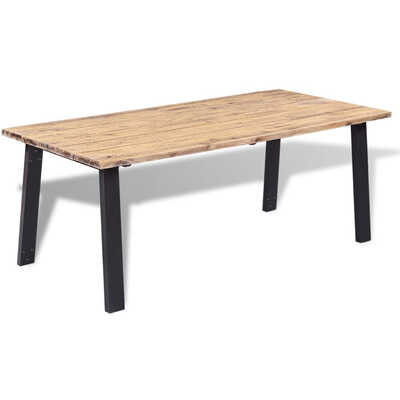 

Dining Table Solid Acacia Wood 669"x354