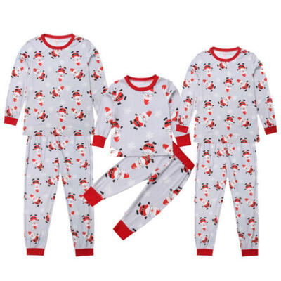 

Family Matching Christmas Pajamas PJs Sets Xmas Sleepwear Nightwear