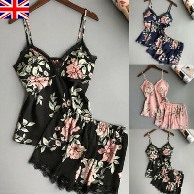

Sexy Women Satin Lingerie Sleepwear Women Babydoll Robe Underwear Night Dress UK