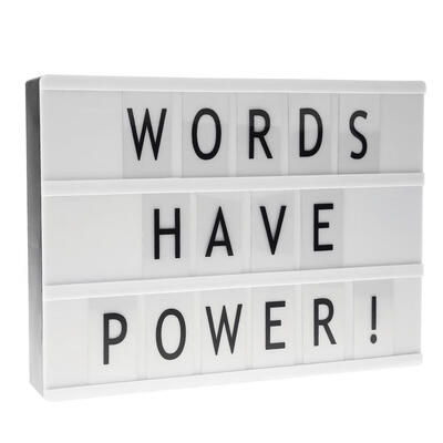 

A4 Size LED Light Box Night Lamp DIY Letters Combination Set USB Home Decor