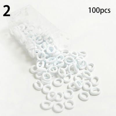

100Pcs Fashion Women Girl Candy Color Elastic Hair Ring Rope Ponytail Holder