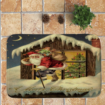 

〖Follure〗Merry Christmas Welcome Doormats Indoor Home Carpets Decor 40x60CM