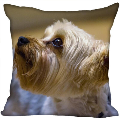 

Yorkshire Terrier Hot Sale Pillow Case High Quality New Years Pillowcase Decorative Pillow Cover For Wedding Decorative Christmas