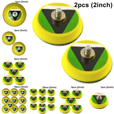 

2 3 Hook & Loop Backing Pads Sanding Polishing M6 Thread For Air Sander New