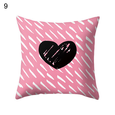 

Love Heart Happy Romantic Pillow Case Cushion Cover Sofa Bed Car Office Decor