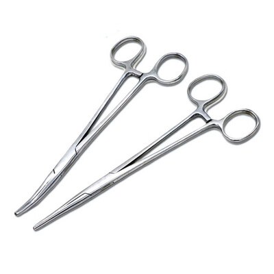 

First Aid Multi-Function Scissor Fishing Pliers Fly Fishing StraightElbow Scissors Pliers Hemostat Stainless Steel Fishing Hook