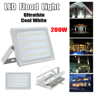 

1PCS 200W Outdoor LED Flood Lights Garden Basketball Court Commercial Lighting