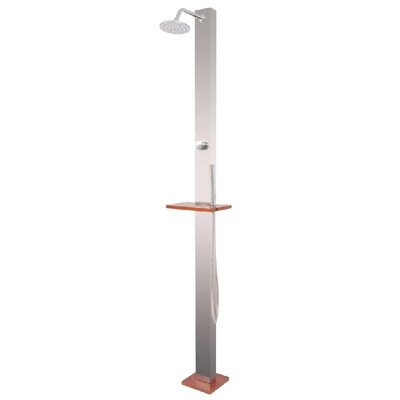 

Outdoor Shower Brushed Stainless Steel 827"