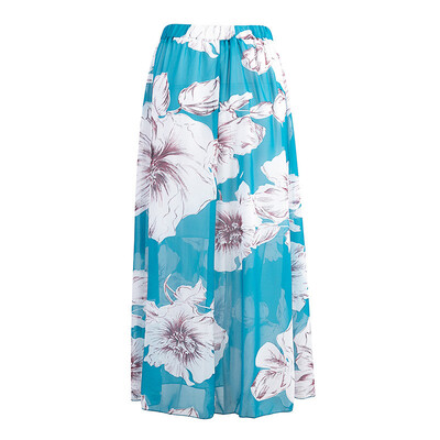 

Roseonmyhand Womens Ladies Casual Print Comfortable High Waist Skirt Long Skirt