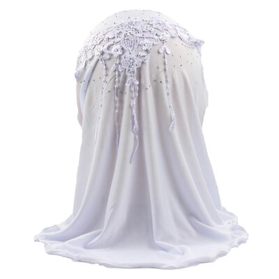 

Fashion Kids Girls Rhinestone Muslim Hijab Islamic Arab Scarf Headscarf Shawl