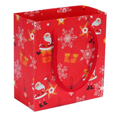 

Beautiful Christmas Gift Bag Santa Claus Tote Bag Gift Bag Candy Bag