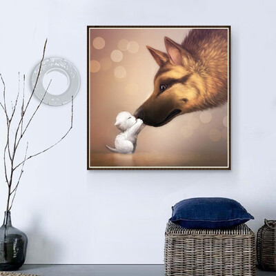 

Gobestart 5D Embroidery Paintings Rhinestone Pasted DIY Diamond Painting Cross Stitch
