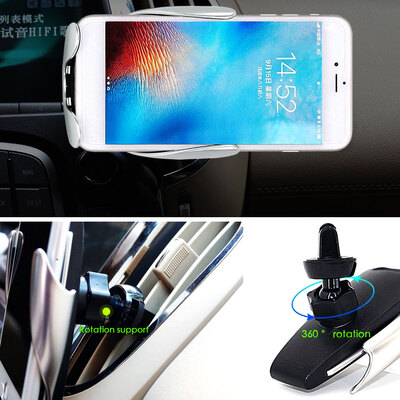 

New Automatic clamping Wireless Car Charger Mount 2019
