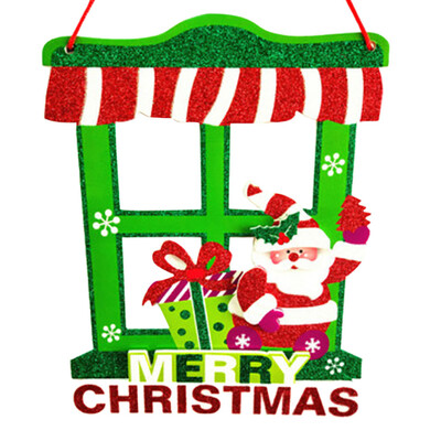 

Tailored Christmas Decorations Paper Welcome Door Hanging Window Decoration Ornaments