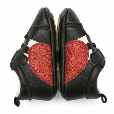 

Newborn Baby Boys Girls Stripe Pattern Shoes Baby Shoes Pu Leather Shoes Sports Sneakers Infant Toddler Soft Anti-slip Shoes