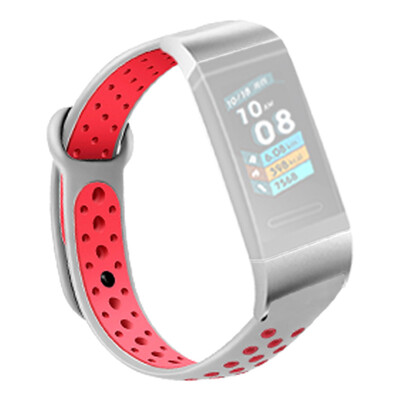 

〖Follure〗Sports Silicone Strap Band Silver connector For Huawei 33PRO Smart Watch