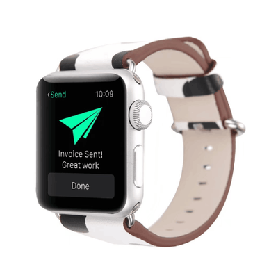

〖Follure〗Leather Watch Strap Bracelet Wrist Band For Apple Watch 12 38MM