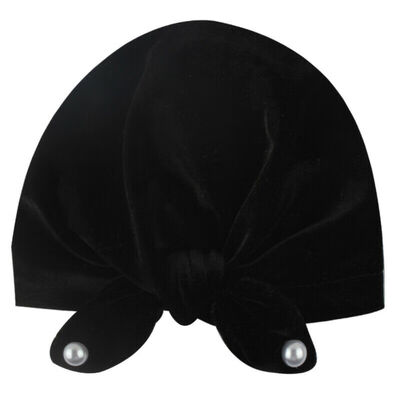 

Newborn Toddler Kids Baby Boys Girls Indian Turban Knot Velvet Beanie Hat Cap