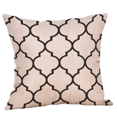 

Gobestart Flax Pillow Case Cover Garden Scenery Throw Sofa Car Cushion Cover Home Decor