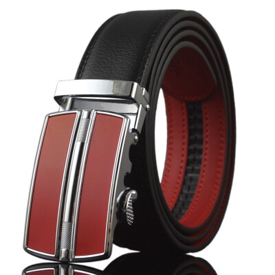 

xsby Mens Leather Ratchet Dress Belt Adjustable Slide Belts for Men with Automatic Buckle