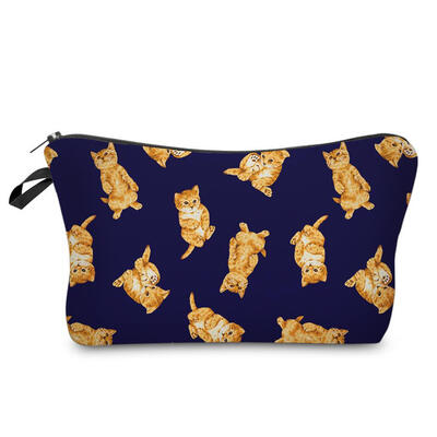 

Cute 3D Animal Print Waterproof Clutch Women Makeup Bags Money Phone Pouch