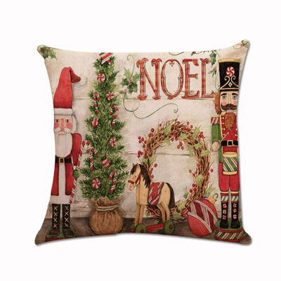 

Siaonvr Christmas Xmas Santa Claus Cushion Cover Pillow Case Square Car Home Decor
