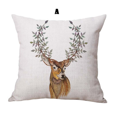 

Tailored Cotton Linen Christmas Pillow Case Sofa Car Throw Cushion Cover Home Decor