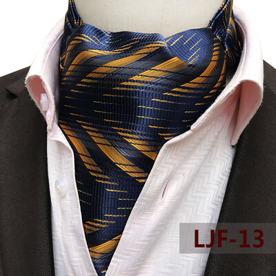 

Yongfeng tie spot 2019 new large pattern polyester jacquard mens scarf retro mens tie