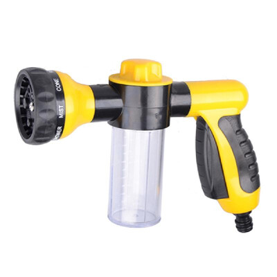 

Portable High Pressure Shampoo Sprayer 3 Grade Nozzle Jet Car Washer Foamer Cleaning Gun Automobiles Wash Tools Yellow