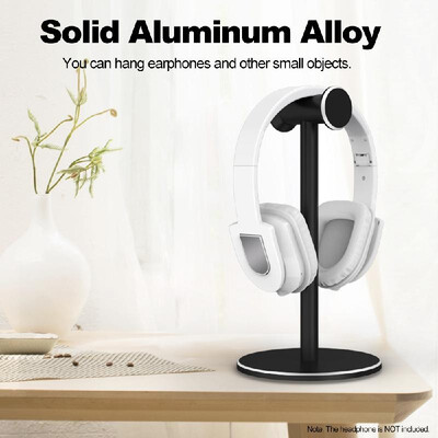 

Metal Headphones Holder High-quality Aluminum Alloy Stand Detachable Stable Desktop Bracket with Silicone Pad for Wired Wireless G