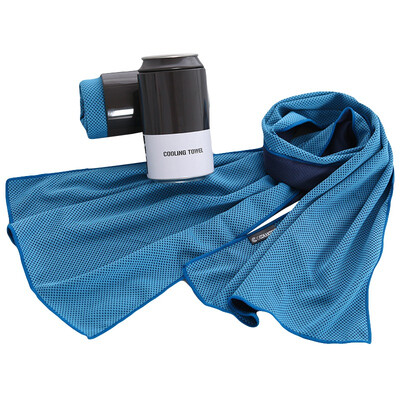 

Microfiber Cooling Fitness Towel With Bottle Container Sports Towels Instant Sweat Relief Gym Yoga Pilates Golf Swimming Towel
