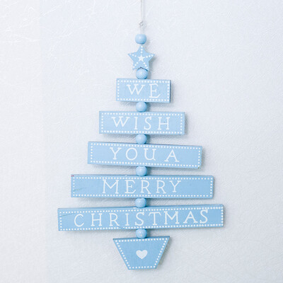 

Gobestart Wooden Christmas Tree Vine Wood Sign Pendant Christmas Decoration Pendant