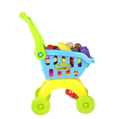 

Tailored Shopping Cart Fruit And Vegetables Pretend Toy Childrens Educational Toys