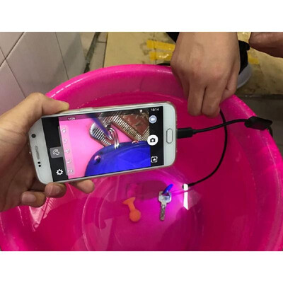 

Wireless 3 in 1 Waterproof USB Port 55mm Visual Lens Mini Camera Portable Inspection Cam