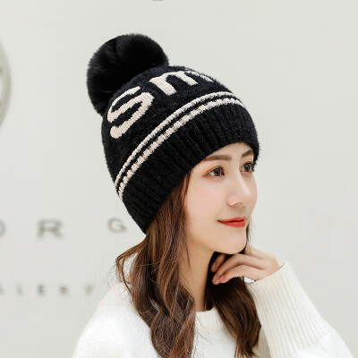 

Korean version wool ball adult wool hat in autumn&winter