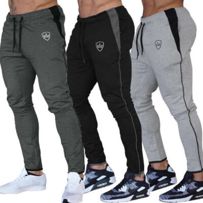 

NEW Men Slim Fit Tracksuit Sport Pants Gym Skinny Jogging Joggers Sweat Trousers