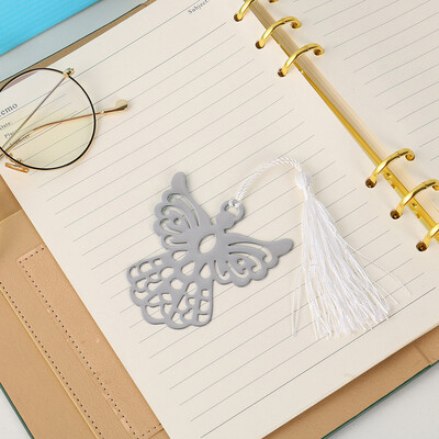 

Toponeto Elegant Creative Exquisite Alloy Bookmarks With Ribbon Gift Box Cute
