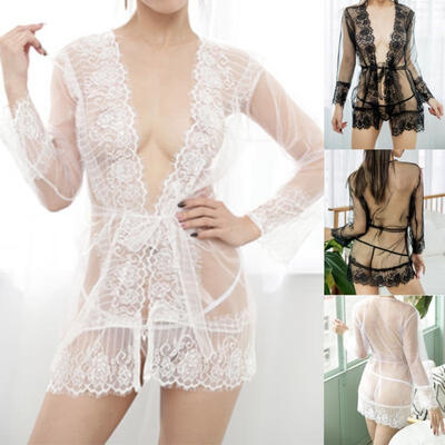 

Sexy Women Lingerie Lace Dress Babydoll Underwear Nightwear Sleepwear Bodysuit Lots